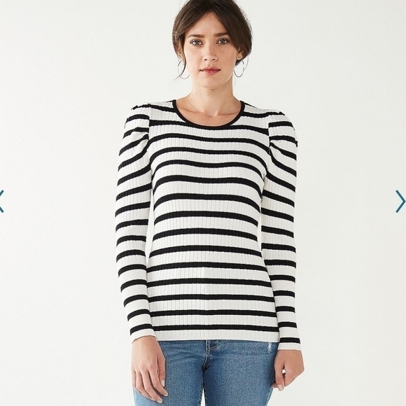 Nine West Sweaters - Nine West Women’s Ribbed design Puff sleeves Sweater